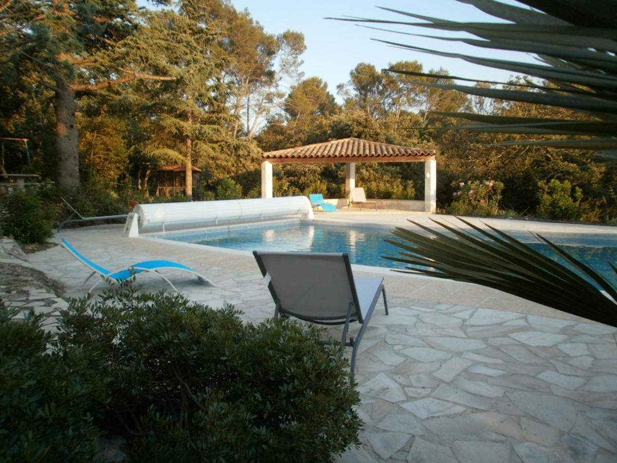 فيلا Lorgues, La Tourelle, Immense Piscine, Plongeoir, Vue, Au Grand Calme المظهر الخارجي الصورة