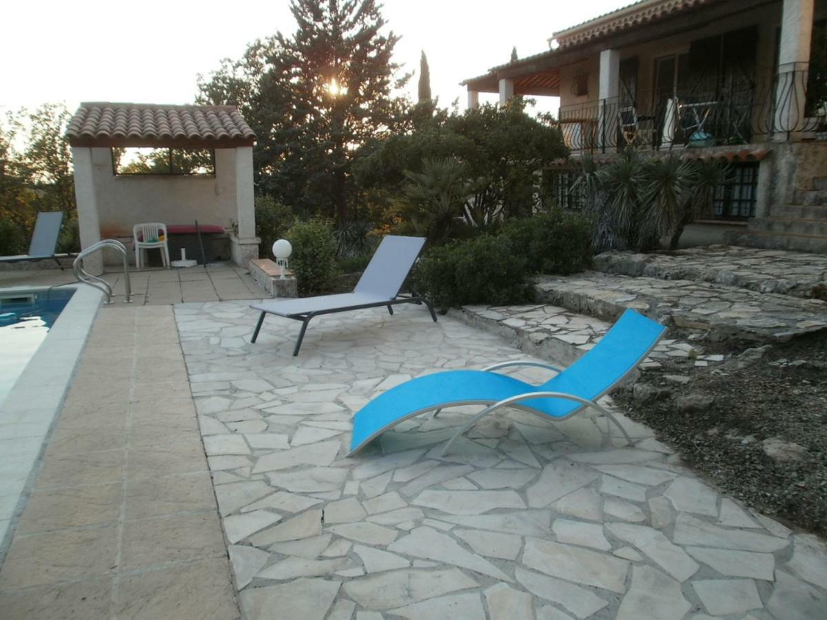 فيلا Lorgues, La Tourelle, Immense Piscine, Plongeoir, Vue, Au Grand Calme المظهر الخارجي الصورة