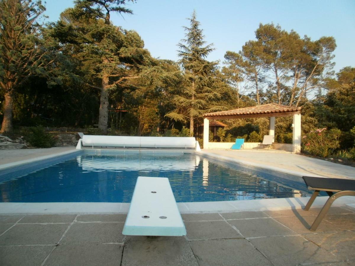 فيلا Lorgues, La Tourelle, Immense Piscine, Plongeoir, Vue, Au Grand Calme المظهر الخارجي الصورة